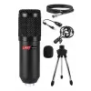 BM800 Condenser Stüdyo Mikrofonu, Mini Tripod ve 7.1 Ses Kartı