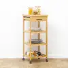 Boho Bambu Çekmeceli Etajer