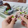 Bonsai Ağacı Sukulent/Sakura Saksı Bitki Yapı Blokları Seti (Sakura)
