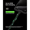 BoostCharge (6.6ft) Braided USB-C to USB-C Cable for iPhone 16; iPhone 16 Pro, iPhone 16 Pro Max, iPhone 16 Plus, iPhone 15, Galaxy S24, S23, Note10, Pixel 9, Pixel 8, iPad Pro & More, Black