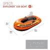Bot, İntex Tek Kişilik Explorer 100(147x84x36)
