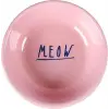 Boyalı Çelik Mama Kabı, Gri-Pembe, 450 Ml