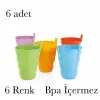 Bpa İçermez Pipetli Meşrubat Bardağı
