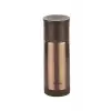 Bronz renkli paslanmaz çelik termos, 330 ml