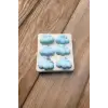Bubble Bulut Mini Altılı Silikon Mum Kalıbı