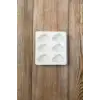Bubble Bulut Mini Altılı Silikon Mum Kalıbı