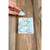 Bubble Bulut Mini Altılı Silikon Mum Kalıbı
