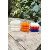 Bubble kabak silikon mum kalıbı, tekli, 1 adet