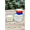 Bubble kabak silikon mum kalıbı, tekli, 1 adet