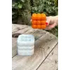Bubble kabak silikon mum kalıbı, tekli, 1 adet