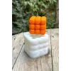 Bubble kabak silikon mum kalıbı, tekli, 1 adet