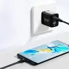 BUFF BL71 USB to Type-C 2.4A 1.2M Örgülü Data ve Şarj Kablosu (Siyah)