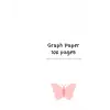 Butterfly, 100 pages graph paper 8x5