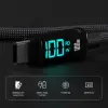 BX09 CC Type-C to Type-C 100W 480Mbps E-Marker Çipli LED Dijital Ekranlı Şarj ve Data Kablosu 1 Metre Siyah