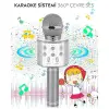 C-8501 Karaoke Mikrofon Bluetooth USB & TF & Aux (Silver)