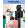 C-8501 Karaoke Mikrofon Bluetooth USB & TF & Aux (Siyah)