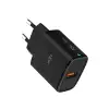 C304 18W QC3.0 USB Şarj Adaptörü, Siyah