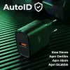 C304 18W QC3.0 USB Şarj Adaptörü, Siyah