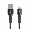 CA-2261 İphone Hızlı Data-Şarj Kablo 3A 1Mt - Siyah