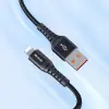 CA-2261 İphone Hızlı Data-Şarj Kablo 3A 1Mt - Siyah