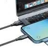 CA-2700 iPhone Lightning Şarj ve Data Kablosu 1.2m Siyah