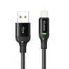 CA-2700 iPhone Lightning Şarj ve Data Kablosu 1.2m Siyah