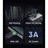 CA-6000 1.2 M USB-A TO LİGHTNİNG 3A MANYETİK SARILABİLİR KABLO