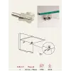 Cam Raf Pimi Vantuzlu, 5 mm, 4 Adet