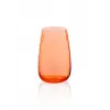 Cam Su Bardağı Turuncu 600 ml BRD0123