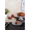 Cam Tatlı-Kek Takımı 7 Parça - Şeffaf Lüsterli