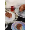Cam Tatlı-Kek Takımı 7 Parça - Şeffaf Lüsterli
