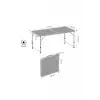 Camping Katlanır Kamp Masası 120 cm