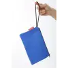 Çanta, Mavi Clutch Bez