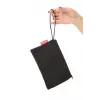 Çanta, Siyah Clutch Bez