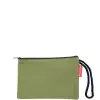 Çanta, Yeşil Clutch Bez