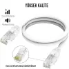 Cat6 Ethernet Patch Adsl Modem İnternet Kablosu (Cat6, 10 Metre)