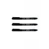 Cd Asetat Kalemi M Uç 0.8 Mm 3 Lü (Siyah)