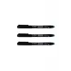 Cd Asetat Kalemi M Uç 0.8 Mm 3 Lü (Siyah)
