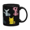 Center: Eevee Evolutions Siyah Kupa (11 oz.)