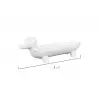 Ceramic Dog Dish, White