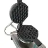 Çevirmeli paslanmaz bubble waffle makinesi, tek ebat