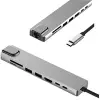 CF10 Macbook Uyumlu Type-C™ - 4K HDMI, 2* Type-C, 2* USB 3.0, Ethernet Lan, 2* SD 8IN1 Hub Adaptör