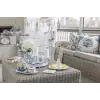 Cflwr Blok Baskı Çiçek Vazosu, 7 x 6