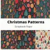 Christmas Pattern Scrapbook Paper