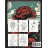 Çiçek Versiyonlu Tarot Kartı Boyama Kitabı
