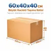 Çift Oluklu Karton Taşıma Kolisi 60x40x40 cm 10 Parça