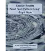 Circular Rosette Seed Bead Pattern Design Graph Book: 50 Blank Circular Beading Graph Paper with Materials Sheets, Blue Cover