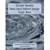 Circular Rosette Seed Bead Pattern Design Graph Book: 50 Blank Circular Beading Graph Paper with Materials Sheets, Blue Cover