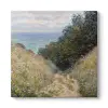 Claude Monet - Road at La Cave Tablosu 50 x 50
