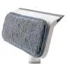 CleanTech 2-in-1 Glass Cleaner Shower Squeegee with Washable Microfiber Pad and Space-Saving Foldable Handle
